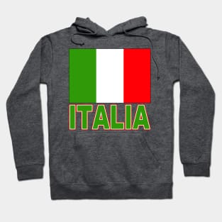 The Pride of Italia - Italian Flag Design and Language Hoodie